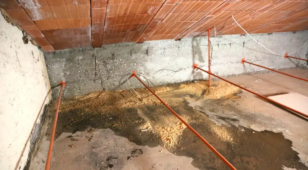 infiltração em concreto