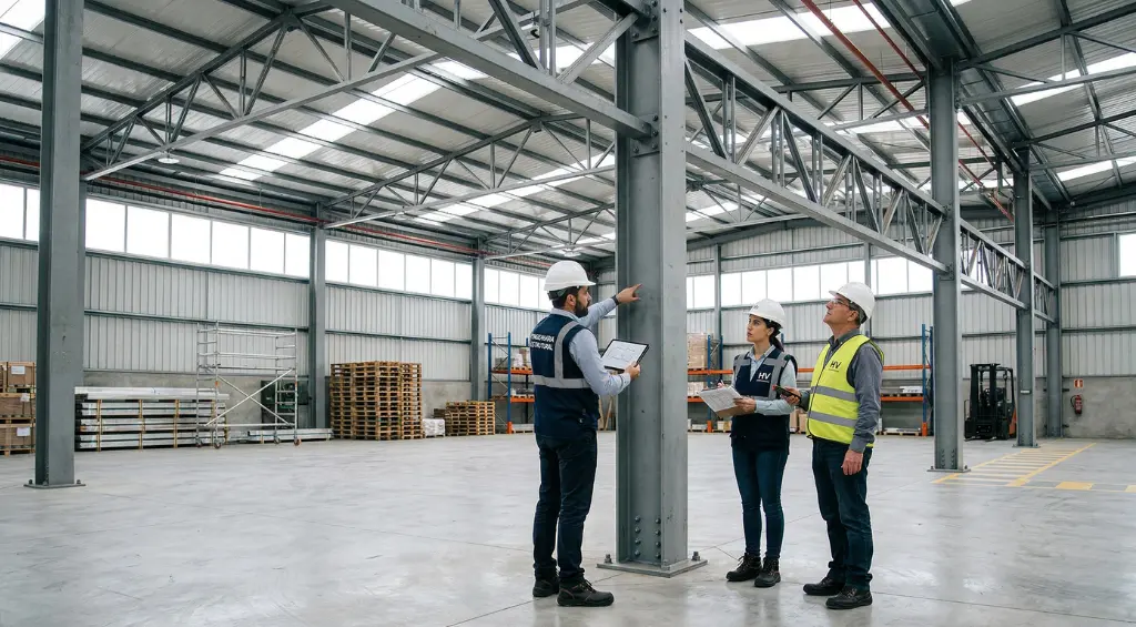 ampliação de galpão industrial