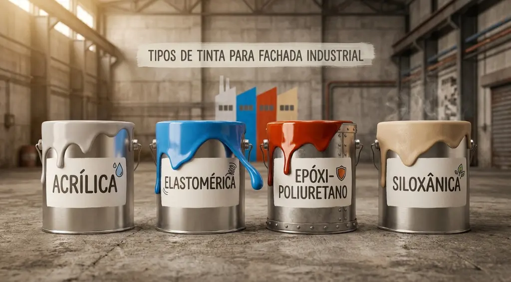 pintura de fachada industrial